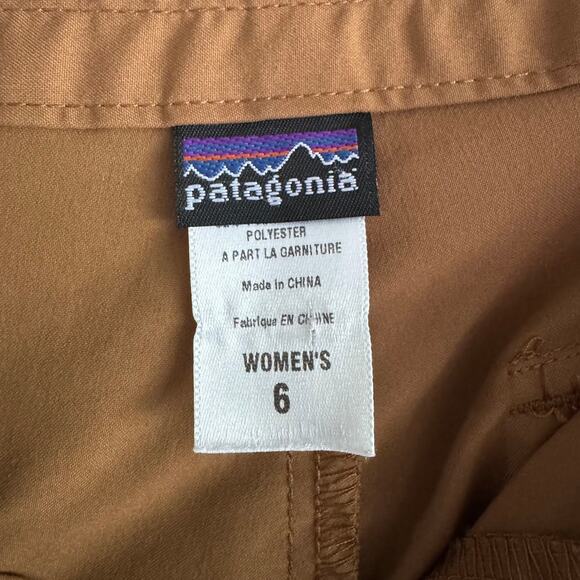 Patagonia Women's Brown Inter-Continental Capris Cropped Pants Vintage Size 6 - Picture 4 of 6